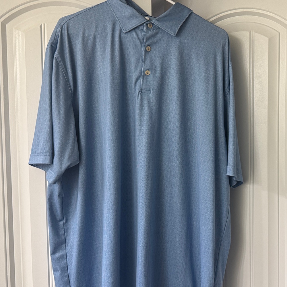 Peter Millar Light Blue Polo Shirt